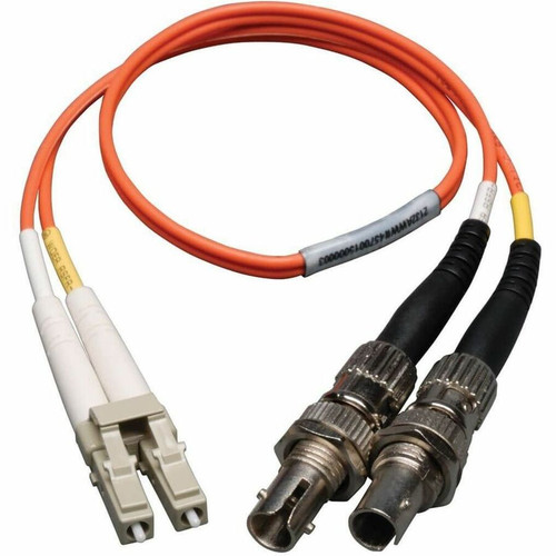 Tripp Lite Duplex Fiber Optic Cable Adapter 1 Ft LC To Compact Network Patch Series First End M X N457-001-50