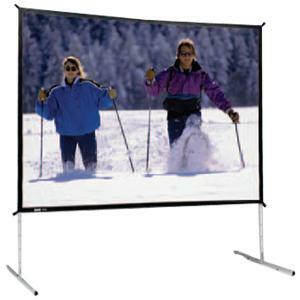 Da-Lite Fast-Fold Deluxe 124.5" Projection Screen - Rear Projection - 16:9 - Da-Tex - 62" (1574.80 mm) Height x 108" (2743.20 mm) - (Fleet Network)