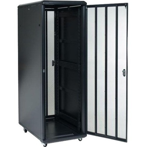 Rack Solutions 42U SERVER RACK ENCLOSURE - For Server - 42U Rack Height x 19 482 60 mm Rack Width - 4 Post - Black - Ste