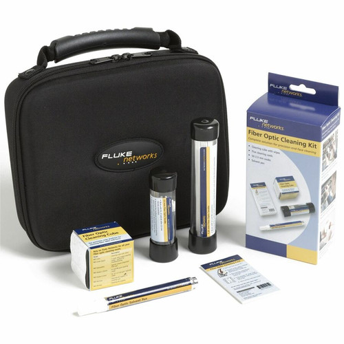 Fluke Networks Fiber Optic Cleaning Kit (Fleet Network)