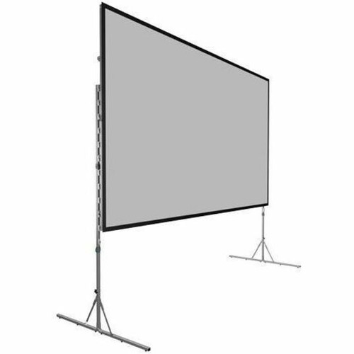 Da-Lite Fast-Fold Deluxe Projection Screen System - Portable Folding Frame Screen - HD Rental - Heavy Duty Legs - 201in - 4:3 - Da-Mat (Fleet Network)
