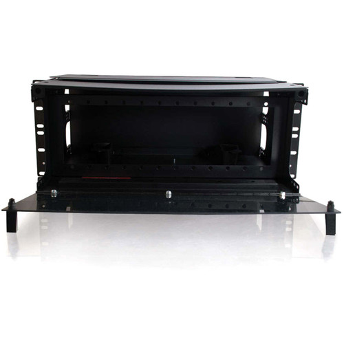 C2G Fiber Distribution System - 4U Rack Height - Black - Steel (39103)