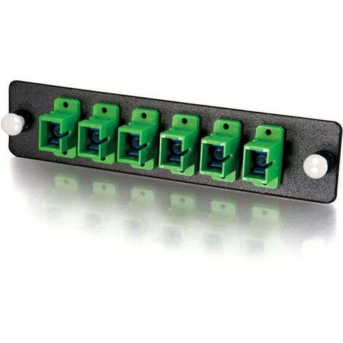 C2G Q-Series 31111 Quiktron Multimedia Fiber Optic Patch Panel - 6 x SC - 6 Port(s) - 6 x RJ-11 - 6 x - Beige (Fleet Network)