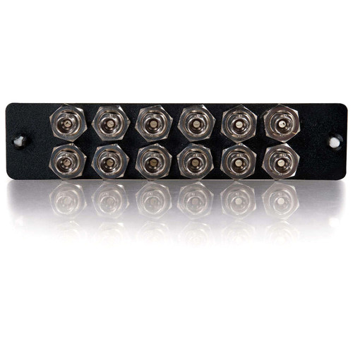 12 Strand ST PB Insert Multimode Single Mode Adapter Panel TAA Compliant For Rack Or Wall Multimode/Single-Mode RJ-11 Port S X 31100