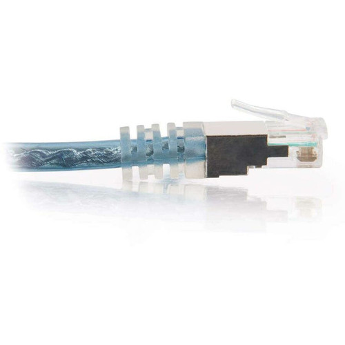 C2G High-Speed Internet Modem Cable - RJ-11 Male - RJ-11 Male - 30.48m - Transparent Blue (Fleet Network)