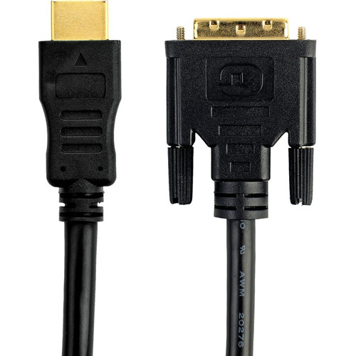 Belkin HDMI to DVI Cable - 3 ft HDMI A/V Cable - First End: HDMI Digital Audio/Video - Second End: DVI - Black (Fleet Network)