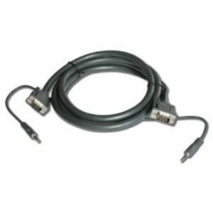 Kramer VGA and Stereo Audio Cable - 6 ft A/V Cable - First End: 1 x 15-pin HD-15 - Male, 1 x Mini-phone Stereo Audio - Male - Second 1 (Fleet Network)