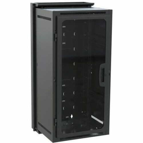 Middle Atlantic Middle Atlantic DWR Series 21RU Pivoting Wall Mounted Rack - 22in Depth - 21U Rack Height - Wall Mountable - Black - - (Fleet Network)