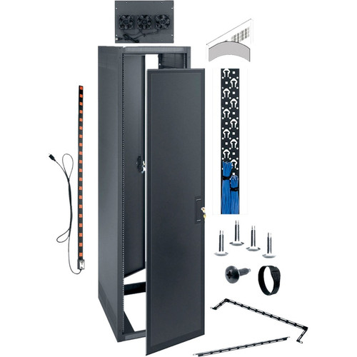 Middle Atlantic ERK Series 44RU AV Floor Standing Rack - 25in Depth Floor Standing Cabinet - 44U Rack Height x 19" (482.60 mm) Rack x (Fleet Network)