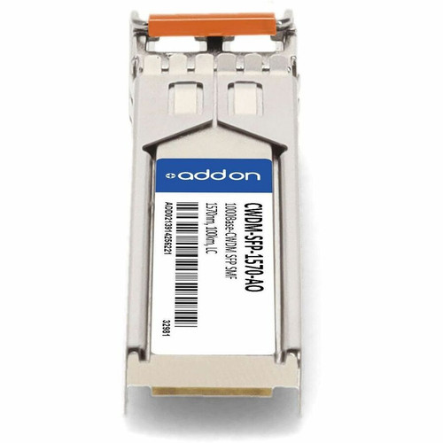 AddOn CWDM-SFP-1570-AO Cisco Compatible TAA Compliant 1000Base-CWDM SFP Transceiver - SMF - 1570nm - 100km - LC