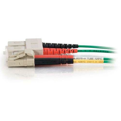C2G Fiber Optic Patch Cable - 6.6 ft Fiber Optic Network Cable - First End: LC - Male - Second End: SC Network - Male - Patch Cable - (37631)