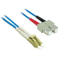 C2G Fiber Optic Patch Cable - 3.3 ft Fiber Optic Network Cable - First End: LC - Male - Second End: SC Network - Male - Patch Cable - (Fleet Network)