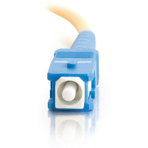 C2G Fiber Optic Simplex Patch Cable - LSZH - 49.2 ft (15 m) Fiber Optic Network Cable - First End: 1 x SC Network - Male - Second End: (34975)
