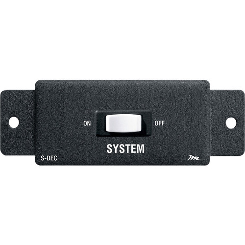 Middle Atlantic Remote Power Switch, Decora Mount - Power Control - Black (Fleet Network)
