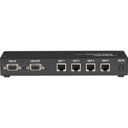 Black Box Video Extender With 1 Input 5 Outputs 500 Ft Range RJ45 Network UXGA 1600 Device Output RJ-45 Mm X AC601A