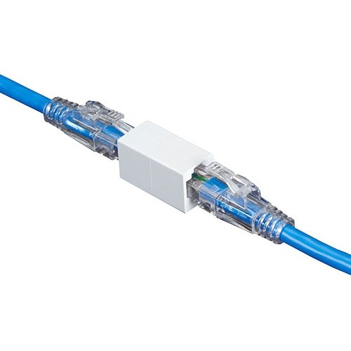 Black Box Cat.5e Unshielded Cross-Pin Coupler - White - 1 x RJ-45 Network Female - 1 x RJ-45 Network Female - White - 1 (Fleet Network)