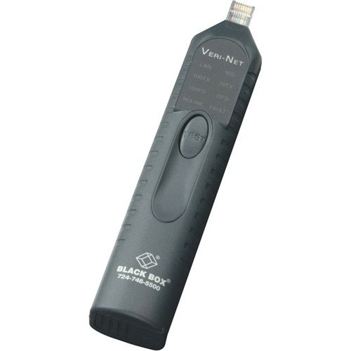 Black Box Veri-Net Ethernet Tester - Fast Ethernet, Ethernet - 10Base-T, 10/100Base-TX (Fleet Network)