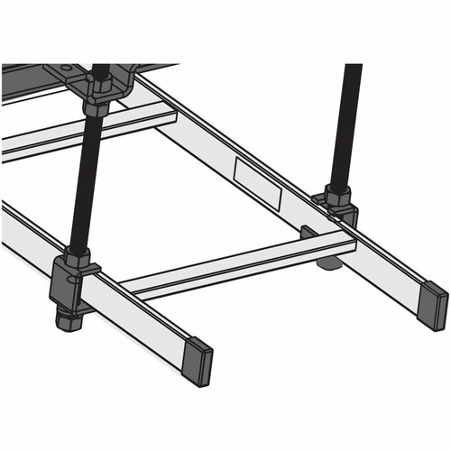 Middle Atlantic Cable Ladder Soft Plastic End Caps - 12 Pack - Cable Ladder End Support - Black - Rubber - 12 Pack (Fleet Network)