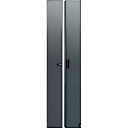 Middle Atlantic Solid Split Rear Door - Black - 42U Rack Height (Fleet Network)
