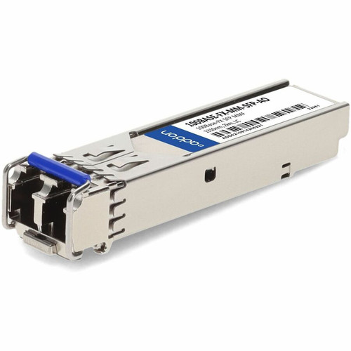 AddOn HP 100BASE-FX-MM-SFP Compatible TAA 100Base-FX SFP Transceiver (MMF, 1310nm, 2km, LC, DOM) - 1 x 100Base-FX (Fleet Network)