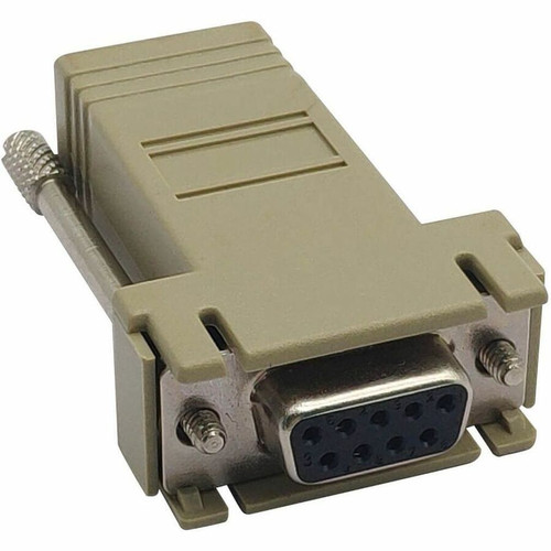 Tripp Lite series B090-A9F Modular Adapter - 1 x 9-pin DB-9 Serial Female - 1 x RJ-45 Network Female - Beige (Fleet Network)