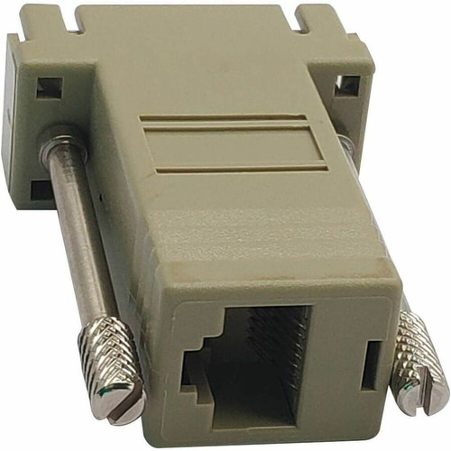 Tripp Lite series B090-A9F Modular Adapter - 1 x 9-pin DB-9 Serial Female - 1 x RJ-45 Network Female - Beige (B090-A9F)