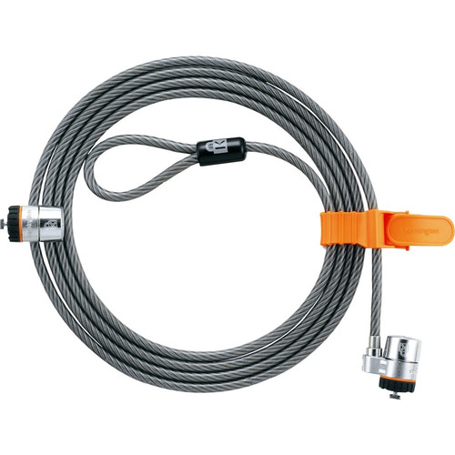 Kensington MicroSaver K64025 Keyed Twin Notebook Cable Lock - 7.5 ft (2.29 m) Dia) Cable - Keyed Lock - Carbon Steel (Fleet Network)