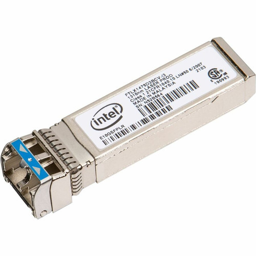 Intel Ethernet SFP+ Optics - For Data Networking, Optical Network - 1 x LC Duplex 10GBase-LR Network - Optical Fiber - Multi-mode - 10 (Fleet Network)