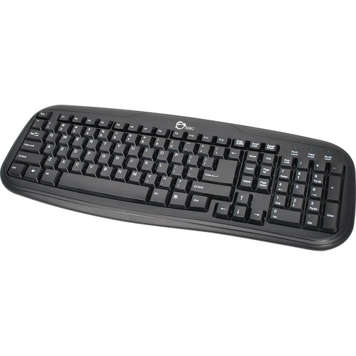 SIIG USB Desktop Keyboard - Cable Connectivity - USB Interface - 103 Key(s) - QWERTY Layout - Computer - PC - Membrane Keyswitch - (Fleet Network)