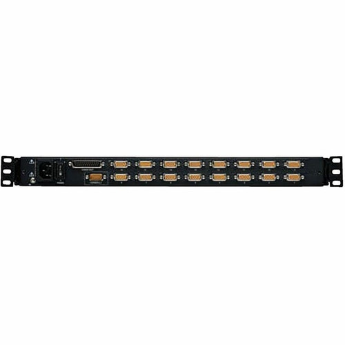 Tripp Lite NetDirector Console RM LCD KVM Switch with 8 Cables - Steel Housing - 16 Computer(s) - 19" - 16 x HD-18 - 1U Height (B020-U16-19-K)