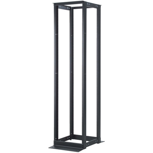 Ortronics Homaco Adjustable Dual - 45U Rack Height x 19" (482.60 mm) Rack Width - Black - Aluminum - 453.59 kg Maximum Weight Capacity (Fleet Network)