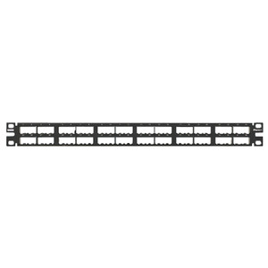 Panduit CPP48HDEWBL 48-Port Modular Patch Panel - 48 - 48 Port(s) - 48 x RJ-11 (Fleet Network)