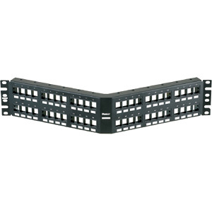 Panduit NKPPA48FM 48-Port Modular Patch Panel - 48 - 48 Port(s) - 48 x RJ-11 - 2U High - Rack-mountable (Fleet Network)