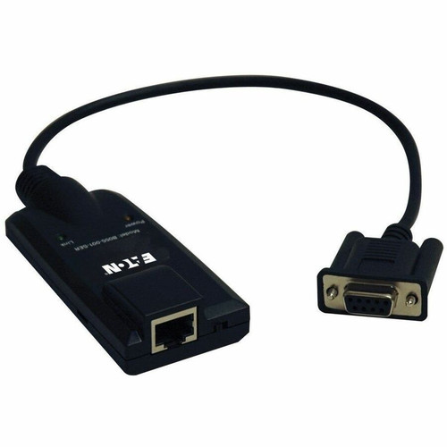 Tripp Lite B055-001-SER Serial Server Interface Module - RJ-45 Female Network, DB-9 Female Serial (Fleet Network)