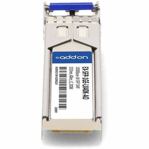 AddOn EX-SFP-1GE-LX40K-AO 1000Base-LH SFP Transceiver - Gigabit Ethernet - Single-mode - 1310nm - 40km - LC - DOM - TAA Compliant