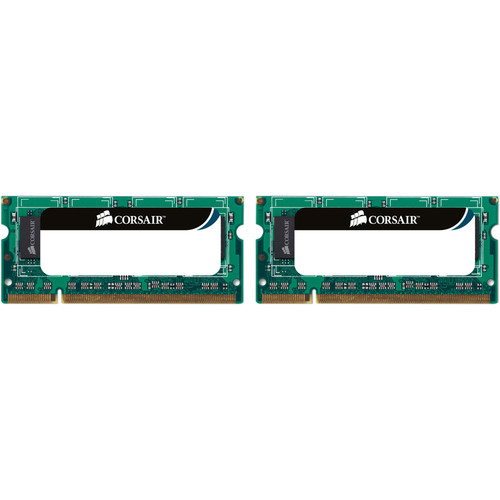 Corsair 8GB DDR3 SDRAM Memory Module Kit - 8GB (2 x 4GB) - 1333MHz DDR3-1333/PC3-10600 - Non-ECC - DDR3 SDRAM - 204-pin SoDIMM (Fleet Network)