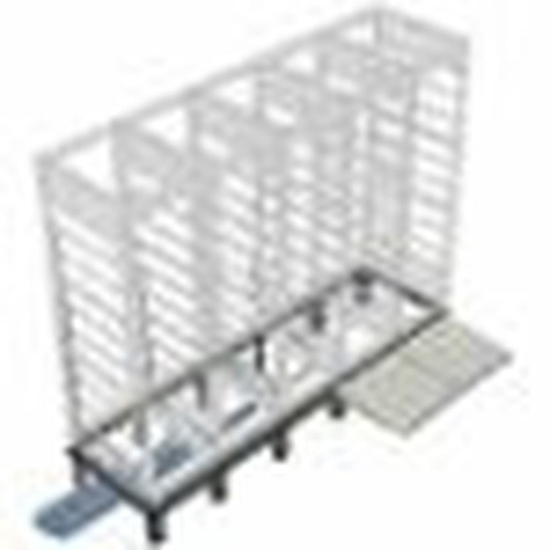 Middle Atlantic RIB Floor Support Angle Black Steel ANGLE-3
