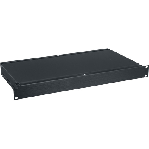 Middle Atlantic Chassis, 1 RU, 10"D - 1U Rack Height x 19" (482.60 mm) Rack Width - Rack-mountable - Brushed Black - Steel, Aluminum (Fleet Network)
