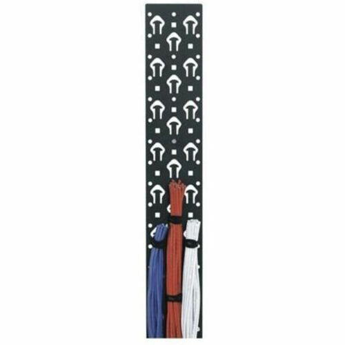 Middle Atlantic Middle Atlantic 44RU Lace Strip with Tie Posts - 4.75in Width - 6 Pack - Strip - Black, Black Powder Coat - 44U Rack - (Fleet Network)