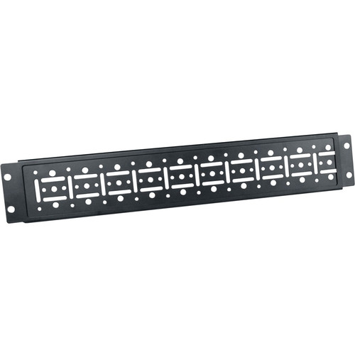 Middle Atlantic LBFR-2036-T Cable Binder - Cable Strap - Black Powder Coat - 2 Pack (Fleet Network)