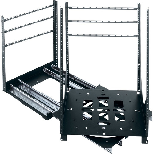 Middle Atlantic SRSR Series 19" Rotating Sliding Rail System - 24U Rack Height x 19" (482.60 mm) Rack Width - Black - Steel - 90.72 kg (Fleet Network)