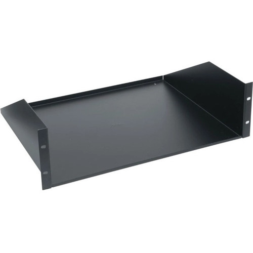Middle Atlantic 3 RU Utility Rackshelf, 14.75 Inches Deep - 36 Piece - 3U Rack Height - Rack-mountable - Black Powder Coat - Steel - (Fleet Network)