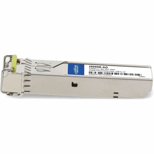 AddOn Compatible TAA Singlemode LC SFP Transceiver With DOM For BiDi Fiber Links Networking Optical J9099B Data SMF HP X J9099B-AO
