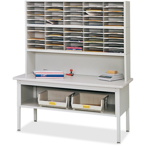 Safco E-Z Sort Additional Mail Trays - 11" (279.40 mm) Width x 12.5" (317.50 mm) Depth x 0.5" (12.70 mm) Height - Plastic - Gray - 1 (Fleet Network)