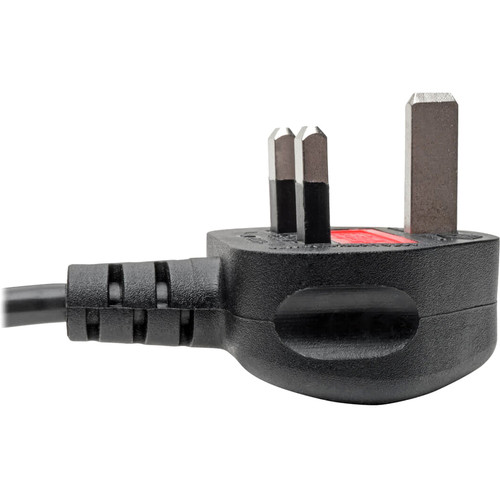 Tripp Lite by Eaton P060-006 Tripp Lite Standard Power Cord - C5 to BS-1363 UK Plug - 6 ft - 1.83 m - 250 V AC / 13 A - Black - for KVM Switch