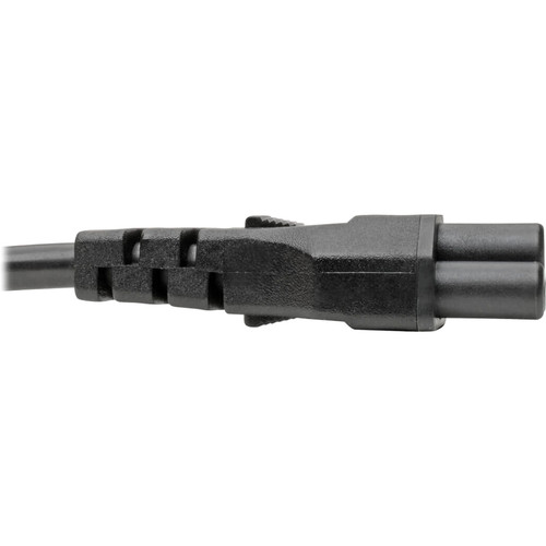 Tripp Lite by Eaton P060-006 Tripp Lite Standard Power Cord - C5 to BS-1363 UK Plug - 6 ft - 1.83 m - 250 V AC / 13 A - Black - for KVM Switch