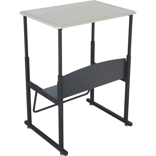 Safco AlphaBetter Desk, 28 x 20 Standard Top, with out Book Box - Beige Rectangle, Laminated Top - 26" (660.40 mm) to 42" (1066.80 mm) (Fleet Network)