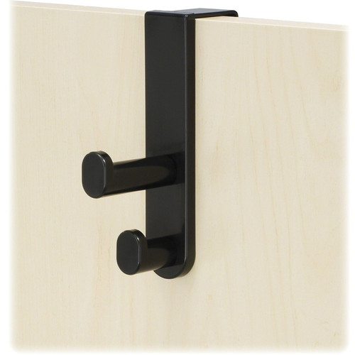 Safco Over-The-Door Double Hook - 2 Hooks - 4.54 kg Capacity - 7.75" (196.85 mm) Height x 1.75" (44.45 mm) Width - for Coat, Garment, (Fleet Network)