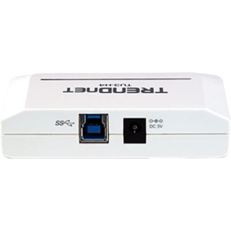 TRENDnet 4-Port USB 3.0 Compact Mini Hub with Built in USB 3.0 Cable, Plug & Play, Compatible with: Linux, Windows, Mac, Nintendo with (TU3-H4)
