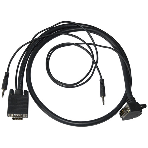 Kramer C/GMA-GMA-10 Audio/Video Cable - 10 ft A/V Cable - First End: 15-pin HD-15 - Male, Mini-phone Audio - Second End: 15-pin HD-15 (Fleet Network)